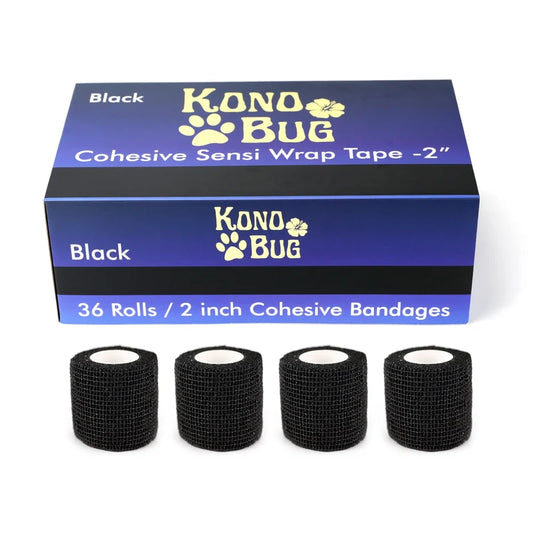 Kono Bug - Cohesive Sensi Wrap - 2'' - 36 ct - Black