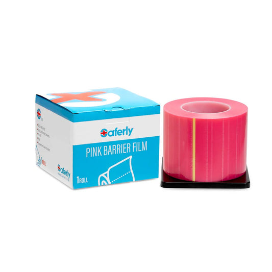 Saferly Medical Barrier Film — 4" x 6" — One Roll of 1200 Perforated Sheets